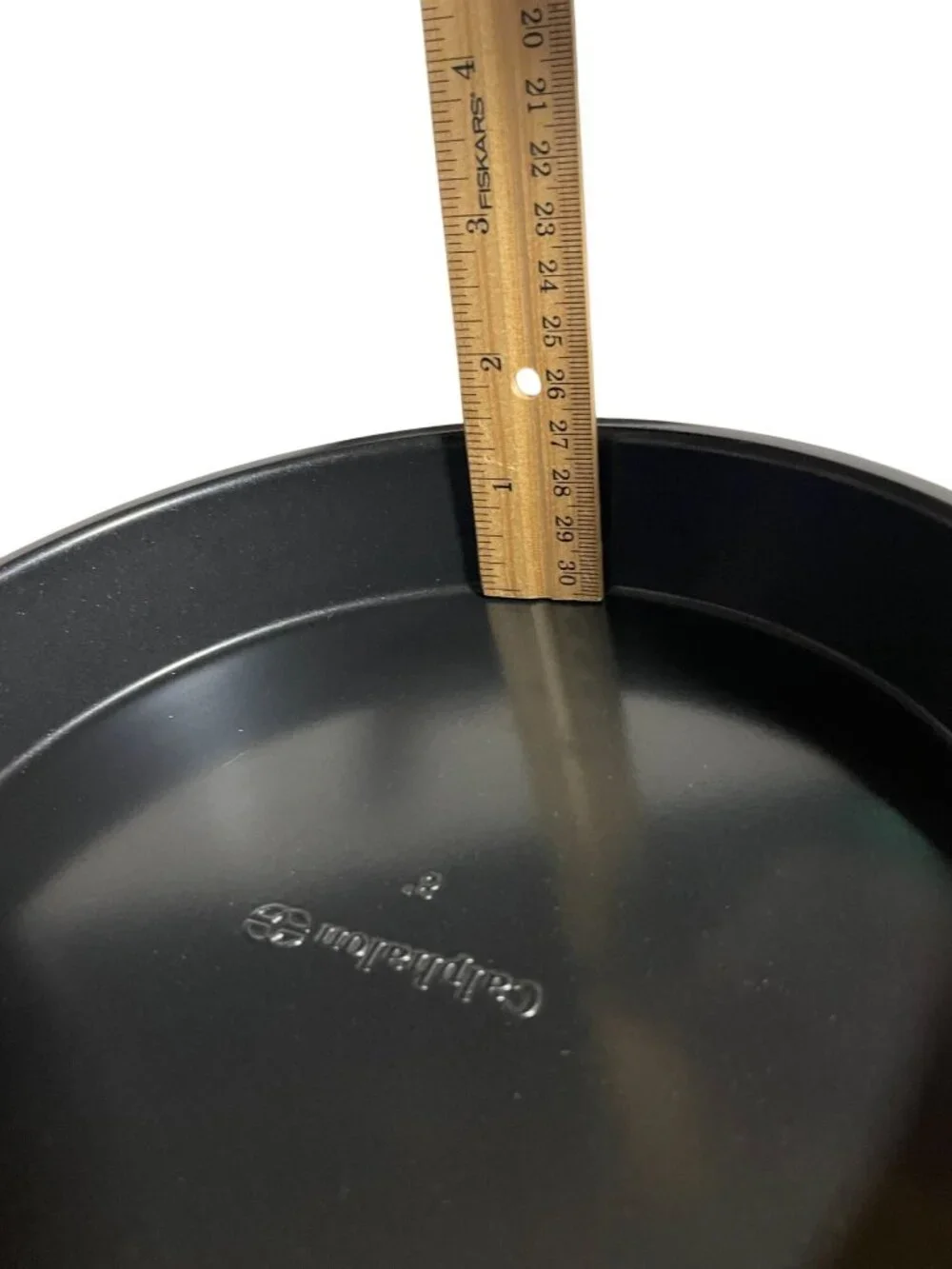 Calphalon 8-Inch Nonstick Round Cake Pans Set Of 2 Durable Performance Black